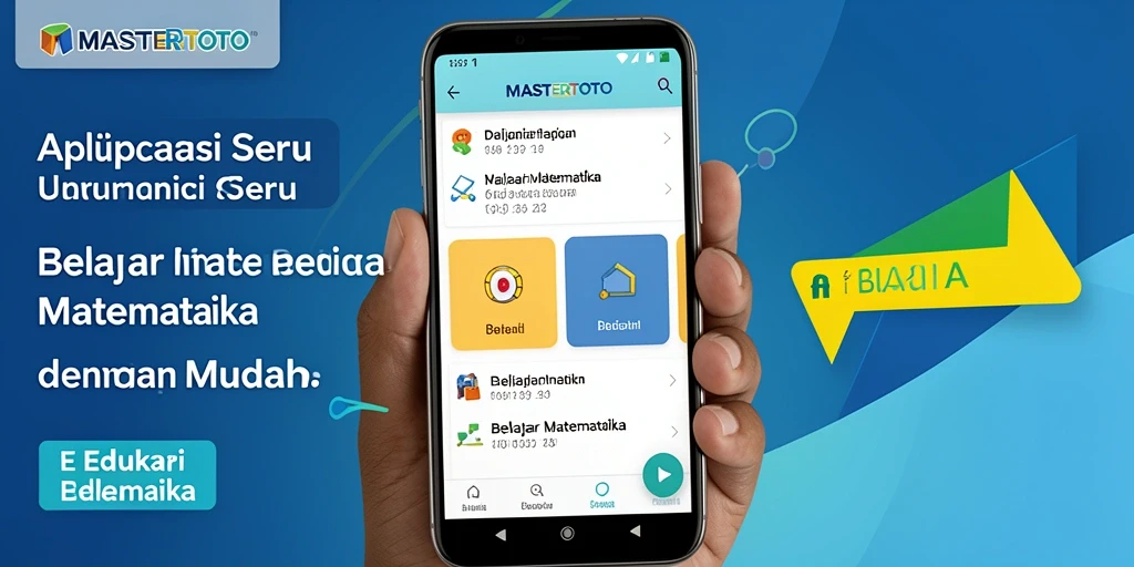 Antarmuka MASTERTOTO yang menarik untuk belajar matematika.