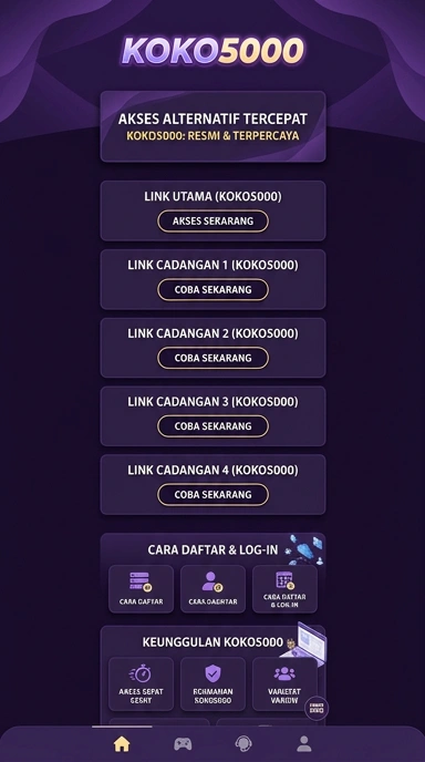 Alternatif Link Pusat Unduh Koko5000 untuk Android