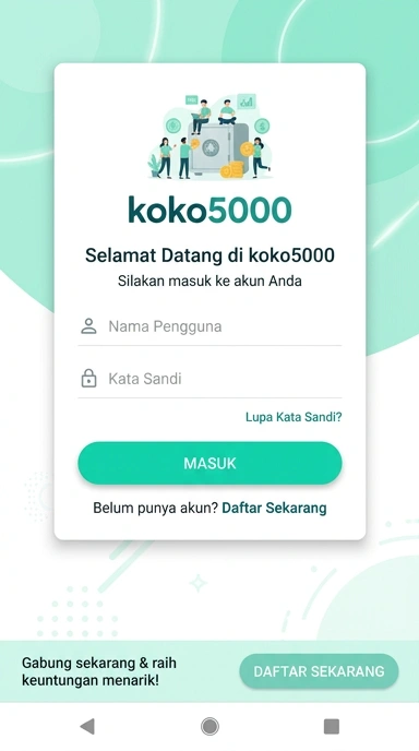Masuk Akun Koko5000 untuk Pengguna Android